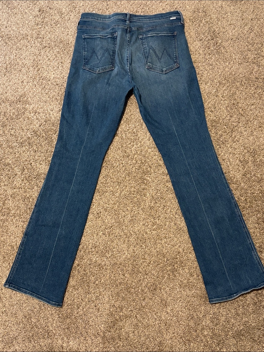 MOTHER Indigo Straight-Leg Women's Jeans - Picture 8 of 13